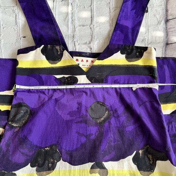 Authentic Women's Marni Cotton Floral Dress Size Eur 38 (size Medium) - Picture 9 of 10